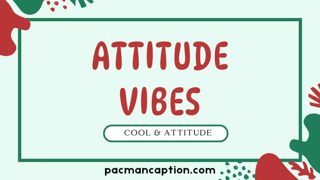 cool and attitude vibes