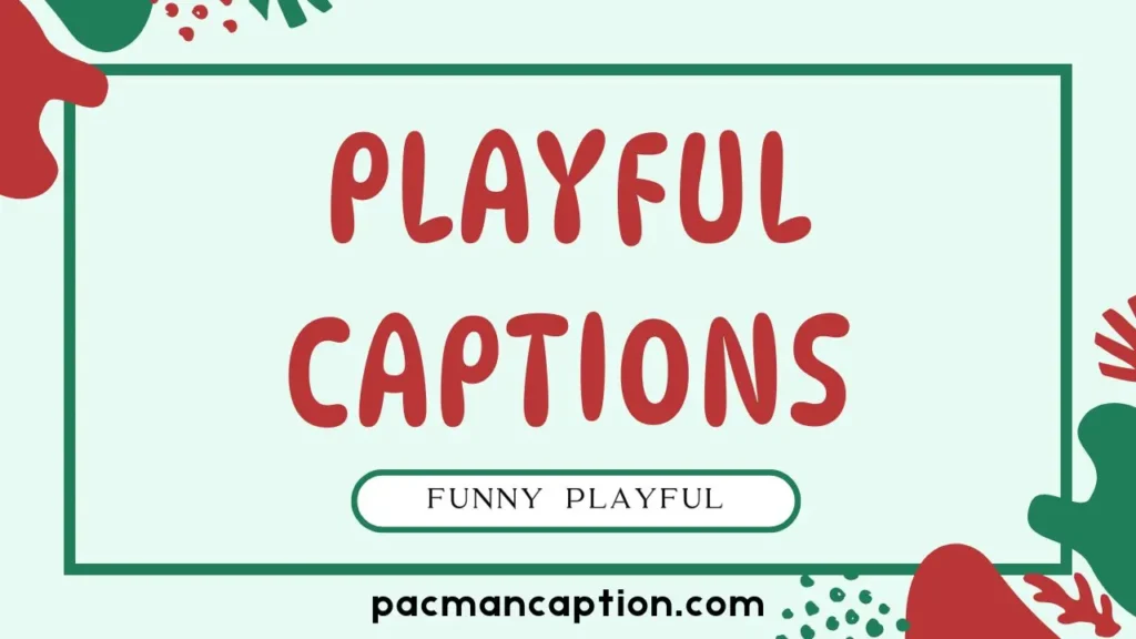 funny and playful captions