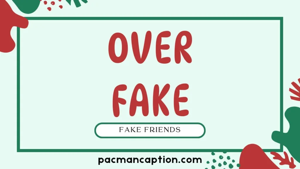 real over fake