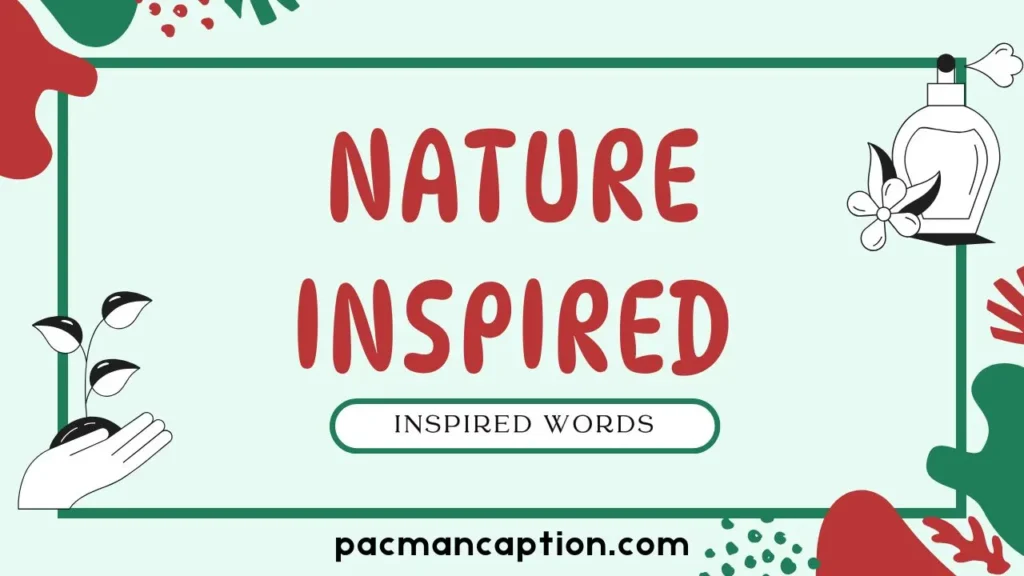 scenic and nature inspired words