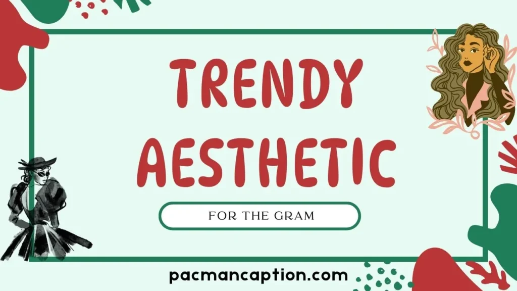 trendy and aesthetic captions for the gram