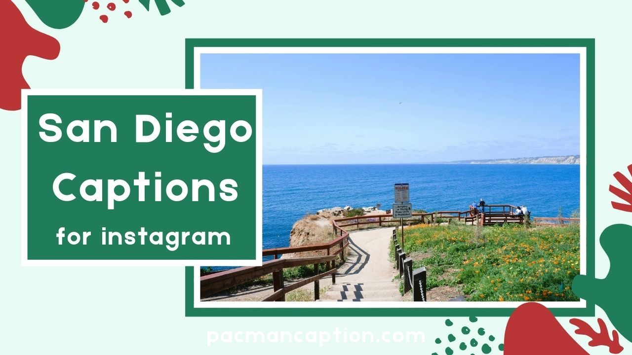 San Diego Captions Short Funny Creative Lines for Instagram